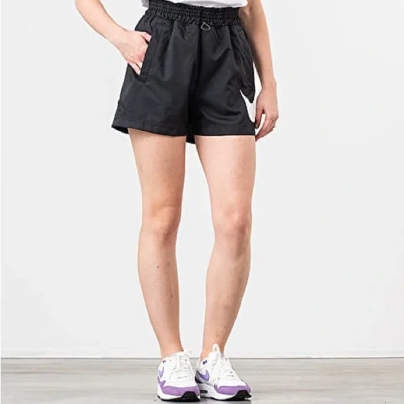 NIKE HIGH RISE SWOOSH RUNNING SHORTS - Picture 10 of 11